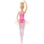 Mattel - Papusa Barbie Balerina,  Blonda, Cu costum roz, Roz - 3