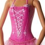 Mattel - Papusa Barbie Balerina,  Blonda, Cu costum roz, Roz - 5