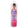 Mattel - Papusa Barbie Balerina,  Creola, Cu costum lila, Multicolor - 2
