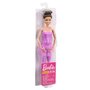 Mattel - Papusa Barbie Balerina,  Satena, Cu costum roz, Multicolor - 2