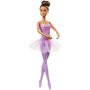 Mattel - Papusa Barbie Balerina,  Satena, Cu costum roz, Multicolor - 1