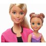 Mattel - Papusa Barbie Cariera , Blonda, Antrenoare de gimnastica - 3
