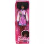 Mattel - Papusa Barbie Fashonista,  Cu par afro, Cu jacheta lila - 1