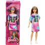 Mattel - Papusa Barbie Fashonista,  Cu parul blond, Cu rochita sport - 1