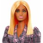 Mattel - Papusa Barbie Fashonista,  Cu rochie tip blazer in carouri, Roz - 4