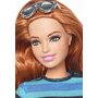 Mattel - Papusa Barbie , Fashionistas , Cu haine de schimb, Roscata - 3