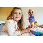 Mattel - Papusa Barbie , Fashionistas , Cu haine de schimb, Roscata - 4