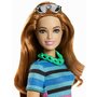 Mattel - Papusa Barbie , Fashionistas , Cu haine de schimb, Roscata - 6