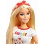 Mattel - Papusa Barbie , In bucatarie, Multicolor - 5