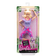 Mattel - Papusa Barbie Made to move,  Blonda