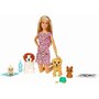 Mattel - Papusa Barbie , Cu catelusi, Multicolor - 3