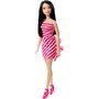 Mattel - Papusa Barbie Tinute stralucitoare , Blonda, Cu rochita roz - 1