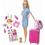 Mattel - Papusa Barbie Travel, Multicolor - 1