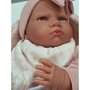 Antonio Juan - Papusa bebe realist Mi primer Reborn Berta Estrellas cu paturica  roz - 4