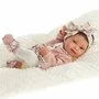 Papusa Bebe Realist Pipa Cu Perina Alba, corp realist anatomic, Antonio Juan - 1
