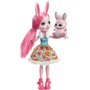 Papusa Enchantimals by Mattel Bree Bunny cu figurina - 2