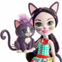 Papusa Enchantimals by Mattel Ciesta Cat cu figurina Climber - 3