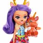 Papusa Enchantimals by Mattel Danessa Deer cu figurina - 5