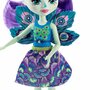 Papusa Enchantimals by Mattel Patter Peacock cu figurina - 6