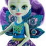 Papusa Enchantimals by Mattel Patter Peacock cu figurina - 7