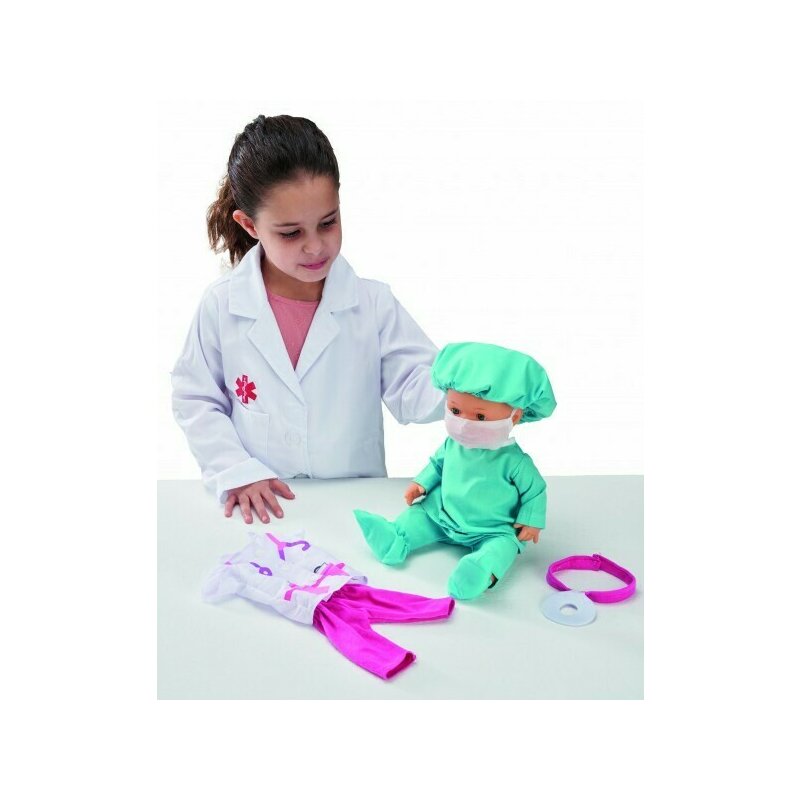 Falca - papusa fetita doctorita zoe 40 cm