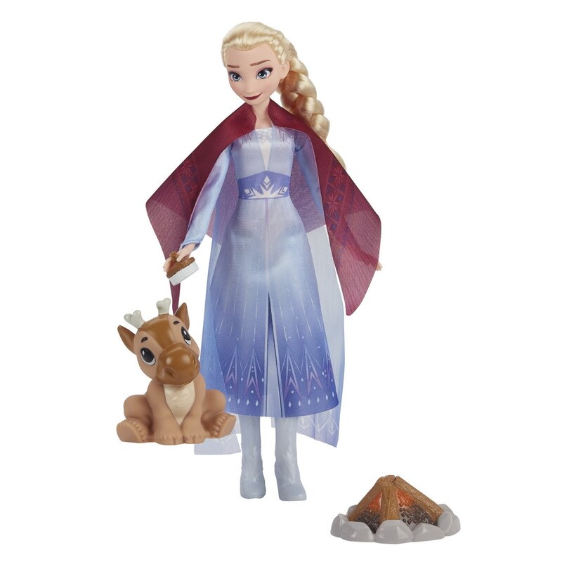 Hasbro - Papusa Printesa Elsa , Disney Frozen 2 , Foc de tabara