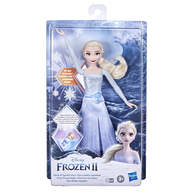 Hasbro - Papusa Elsa , Disney Frozen 2 , Inoata si lumineaza