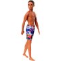 Mattel - Papusa Ken Afroamerican , Cu costum de baie, Multicolor - 6