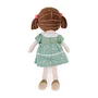 Papusa, Petite&Mars, Hannah, Din plus, 35 cm, Ambalaj cu mini puzzle din carton, 0 luni+, Multicolor - 6