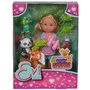 Simba - Papusa Evi Love 12 cm Baby Safari cu figurine si accesorii - 5