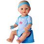 Papusa Simba New Born Baby, Baby Doll 43 cm cu accesorii albastru - 3