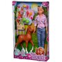 Simba - Papusa Steffi Love Little Horse,  Cu accesorii, Cu figurina, 29 cm - 6