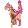 Papusa Simba Steffi Love, Lovely Horse 29 cm cu cal si accesorii - 2