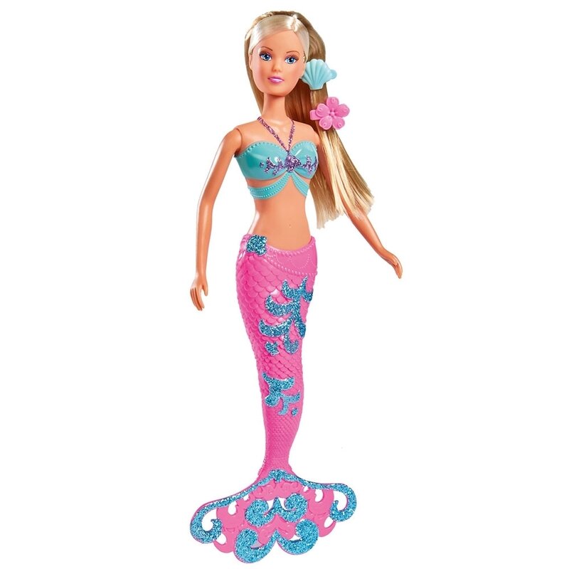 Simba - papusa steffi love mermicorn cu accesorii, cu figurina, 29 cm