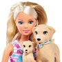 Papusa Simba Steffi Love Puppy Walk 29 cm cu 2 figurine si accesorii - 3