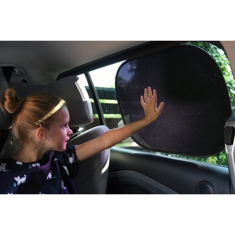 Tuloko - parasolar auto cu prindere electrostatica, negru