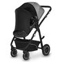 Parasolar, Lionelo, Pentru carucior, Material textil, Cu protectie UPF 50+, 53 x 51 cm, Negru - 3
