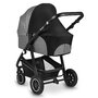 Parasolar, Lionelo, Pentru carucior, Material textil, Cu protectie UPF 50+, 53 x 51 cm, Negru - 1