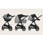 Parasolar, Lionelo, Pentru carucior, Material textil, Cu protectie UPF 50+, 53 x 51 cm, Negru - 10
