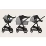 Parasolar, Lionelo, Pentru carucior, Material textil, Cu protectie UPF 50+, 53 x 51 cm, Negru - 11