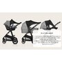 Parasolar, Lionelo, Pentru carucior, Material textil, Cu protectie UPF 50+, 53 x 51 cm, Negru - 16