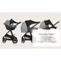Parasolar, Lionelo, Pentru carucior, Material textil, Cu protectie UPF 50+, 53 x 51 cm, Negru - 18