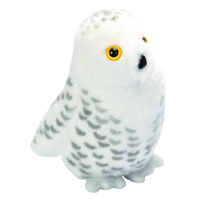 Wild republic - jucarie din plus interactiva bufnita de zapada - snowy owl , cu sunet