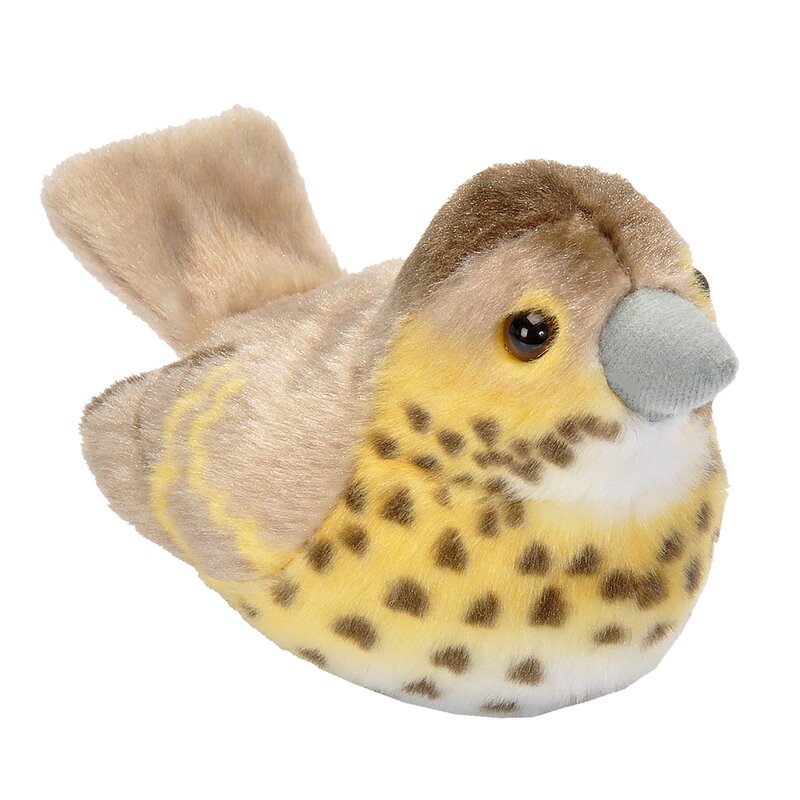 Wild republic - jucarie din plus interactiva sturz cantator - song thrush , cu sunet