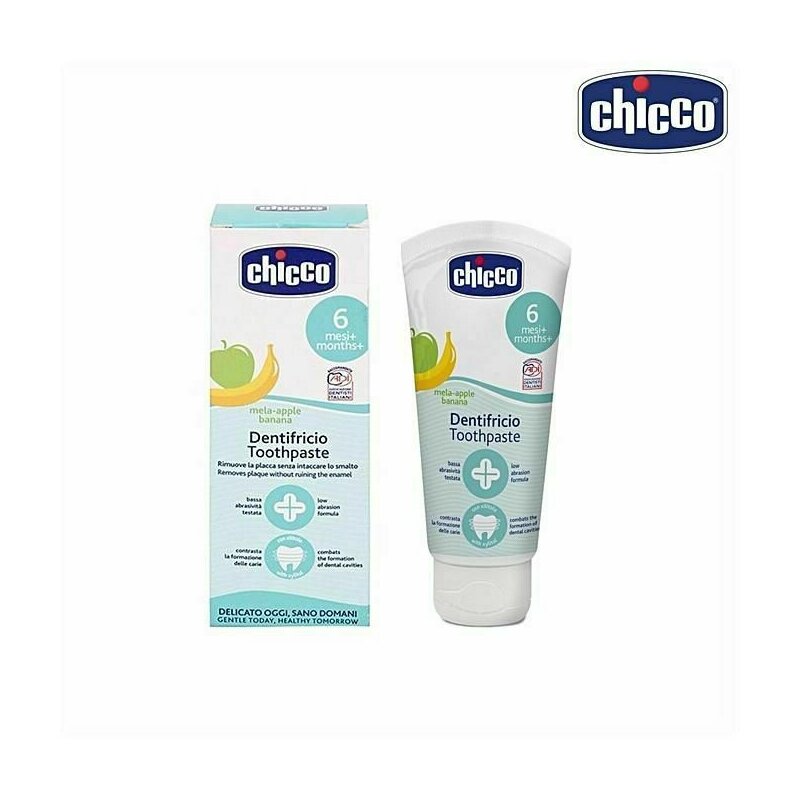 Chicco - pasta de dinti mar+banana, 50 ml, 6luni+