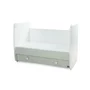 Pat balansoar, Dream, 60x120 cm, transformabil, White Milky Green - 2