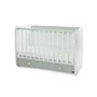 Pat balansoar, Dream, 60x120 cm, transformabil, White Milky Green - 4