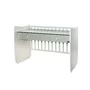 Pat balansoar, Dream, 60x120 cm, transformabil, White Milky Green - 7