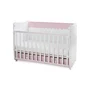 Pat balansoar, Dream, 60x120 cm, transformabil, White Orchid Pink - 3