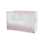 Pat balansoar, Dream, 60x120 cm, transformabil, White Orchid Pink - 6